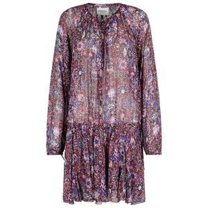 Isabel Marant Etoile 'Bess' Wine-Colored Viscose Dress Women